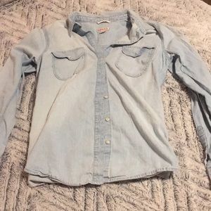 Jean button down